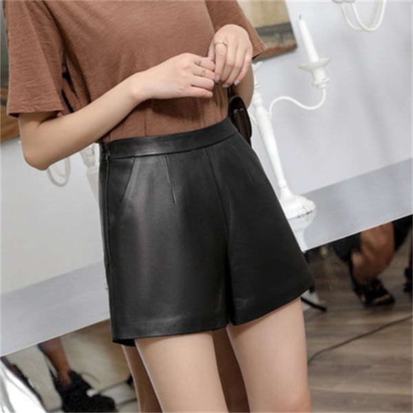 

2021 new fashion genuine sheep leather j4 shorts 13fs, White;black