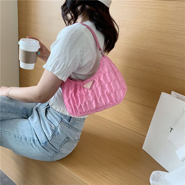 

purple underarm new portable wrinkled bag