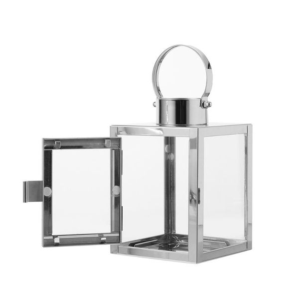 

candle holders 1pc stainless steel lamp retro garden lantern decoration glass
