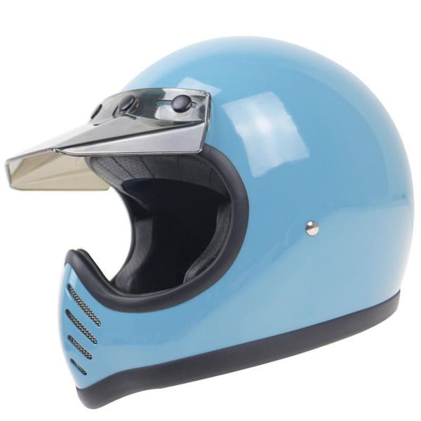 

motorcycle helmets full face fiberglass cafe racer helmet racing lightweight japanese technology vintage motocross casco moto dot ece