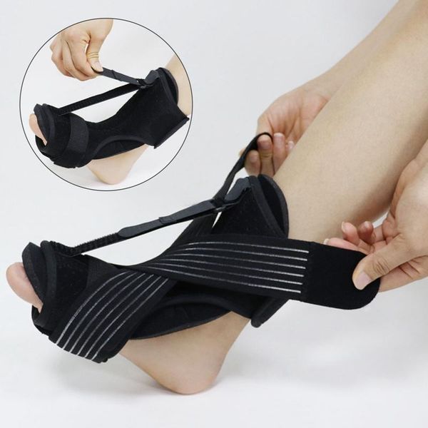 

1pc foot support orthosis ankle correction strap 2 styles, Blue;black