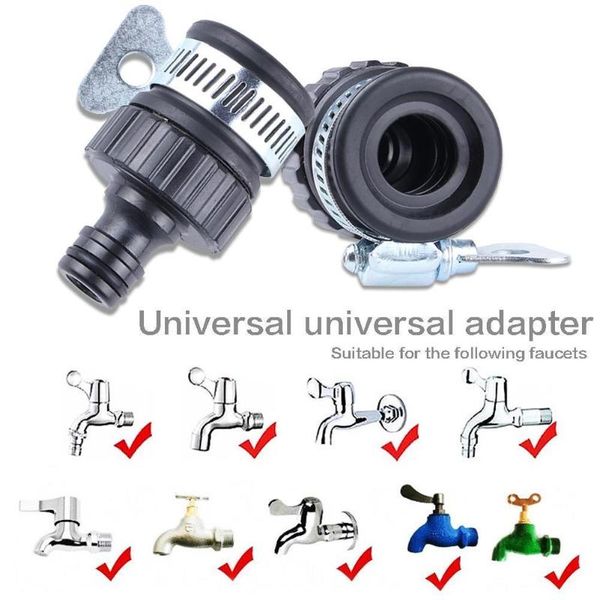 

kitchen faucets 2021 tap connector mixer faucet adapter universal tool water car washing hose pipe fitting bathroom fixture accessories