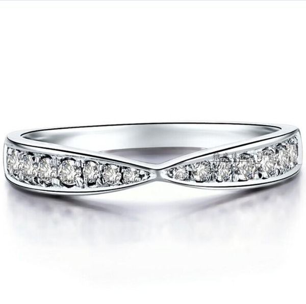 

cluster rings solid platinum pt950 ring diamond engagement band women wedding d color vvs1 excellent brilliant, Golden;silver