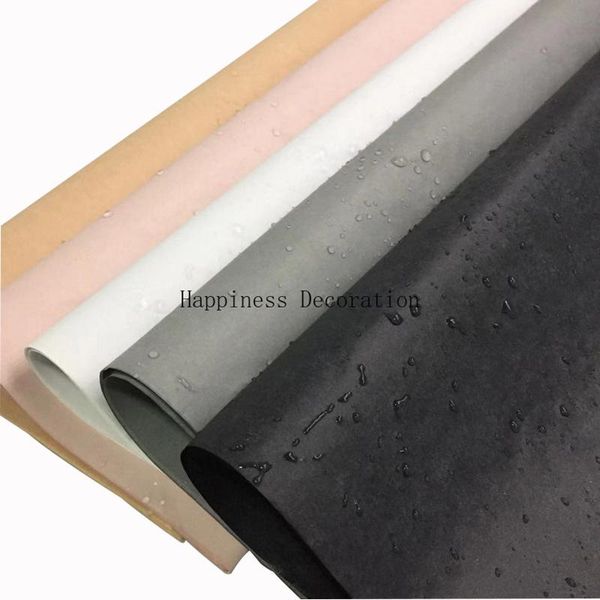 

gift wrap wholesale valentine's day flower packaging kraft paper waterproof party wrapping material 20 sheets/pack