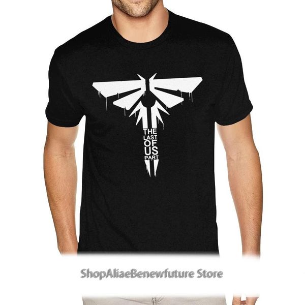 

men's t-shirts 3xl the last of us white t shirt homme basic style summer short sleeves classic t-shirt vintage merch, White;black