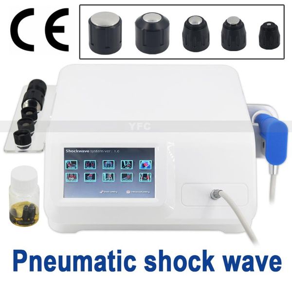 

electric massagers 2021 pneumatic shockwave therapy machine physical wave physiotherapy equipment for ed treatment joint muscle/feet p