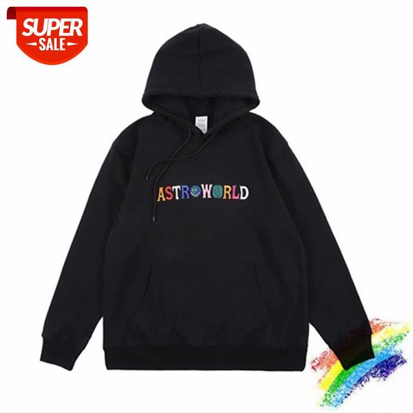 

travis scott astroworld embroidery wish you were here hoodies men women hoodie hooded #me3e, Black