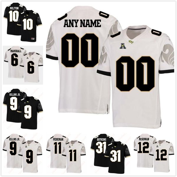 

ucf knights central florida football jersey college dillon gabriel mckenzie milton jaylon robinson isaiah bowser brandon johnson ryan o&#039, Black