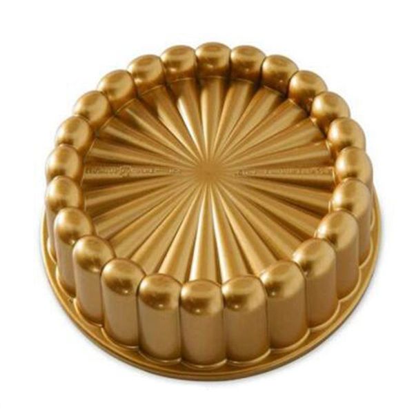 

charlotte cake pan, , gold thanksgiving christmas family cake mold
