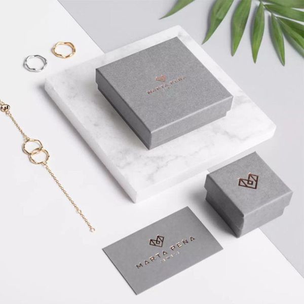 

gift wrap small 500pcs personalised rigid boxes wholesale custom packaging for jewelry recyclable paper