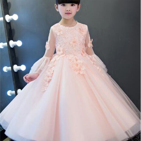 

new baby lace princess dress for girl elegant birthday party dress girl dress baby girl's christmas clothes 1-12yrs 210303, Red;yellow