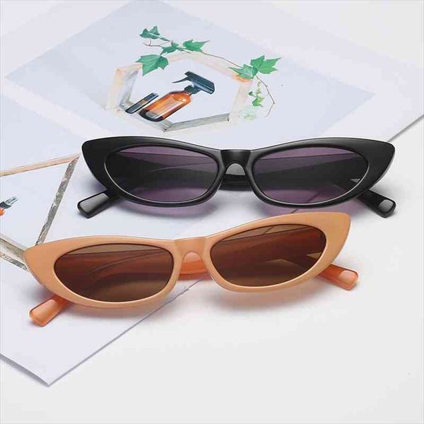 

longkeeper womens sunglasses oval glasses frame retro cat eye sunglasses men small sun glasses for girl uv400 lentes sol hombro, White;black