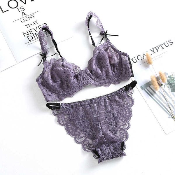 

summer ultra thin no cushion lace bra set 9169, Black;white