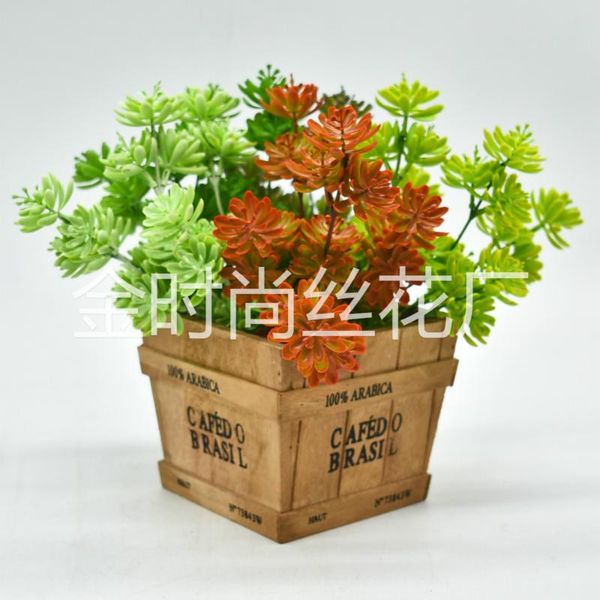 

artificial succulent pant potted plant gemstone lotus green vegetation wall aquatic plants accessories wedding flower bouquet de