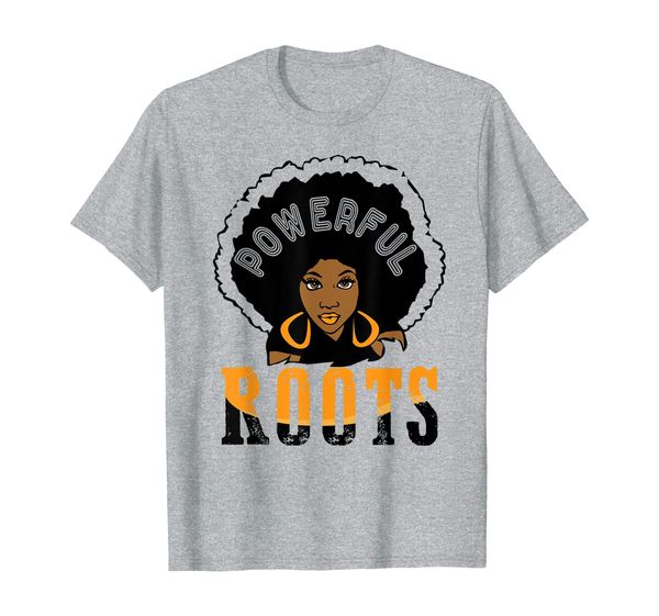 

powerful roots juneteenth black history month pride t shirt, White;black
