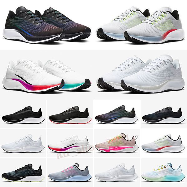 

37 running shoes for men women sneakers be true pale ivory triple black pure platium metallic silver sports shoe size 5.5-11, White;red