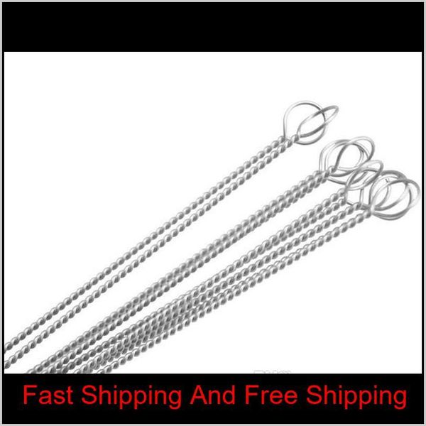

100x pipe cleaners nylon straw cleaners cleaning brush for drinking pipe stainless steel pip qyldsm pets2010