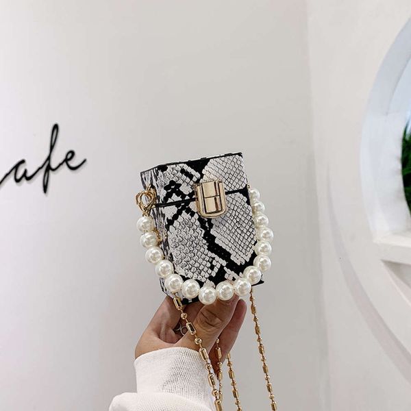 

fashion net mini square 2020 korean snake bucket chain mouth red shoulder women's bag