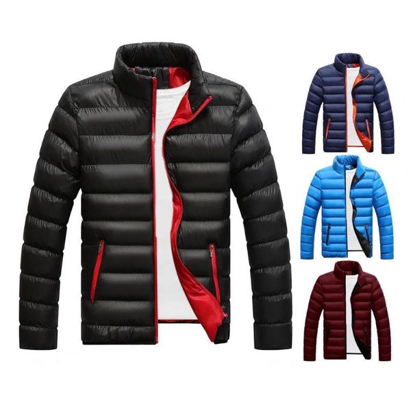 

men's jackets all match smooth padded warm winter coat for home jacket, Black;brown
