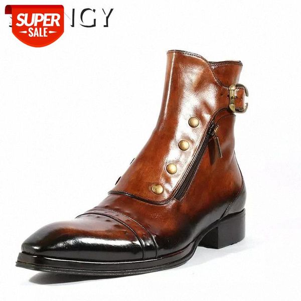 

men business ankle boots safety shoes formal men shoes warm botas autumn thicksoled boots gladiator for zapatos #st9n