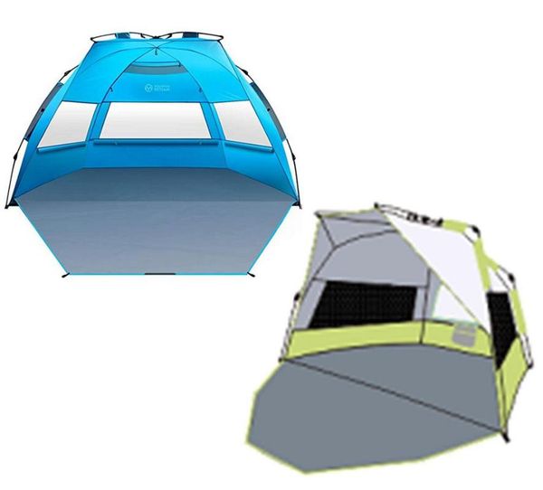 

tents and shelters 2 colors beach tent waterproof up sun awning protecting sunshelter outdoor camping sunshade