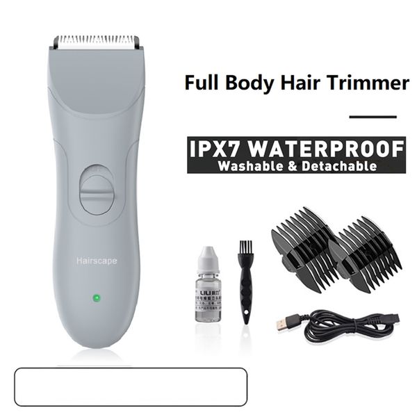 

groin hair trimmer waterproof | body for men electric male ball shavers groomer ceramic blade 220119