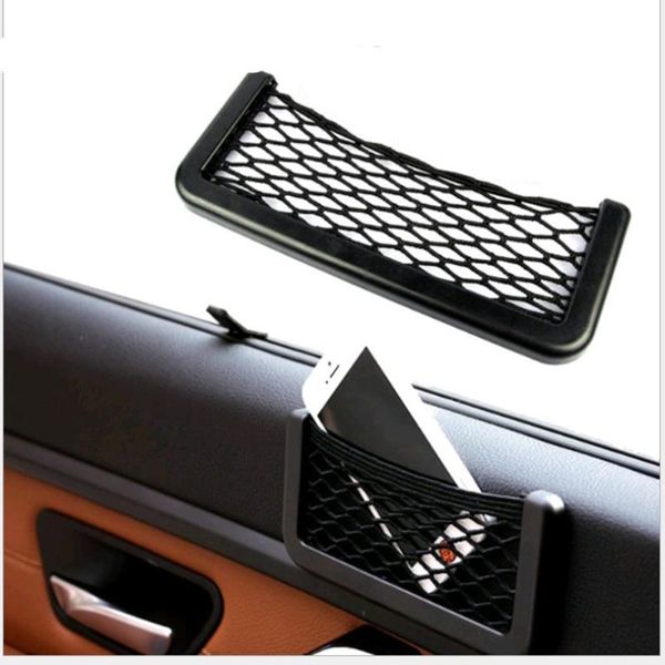 

car organizer universal storage bag seat side back net mesh pocket suv interior accessories