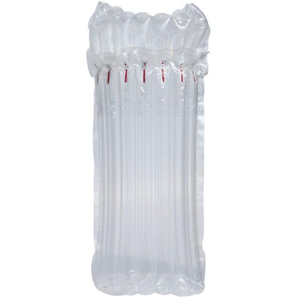 32 * 8 cm Luftstausack Luftgefüllte schützende Weinflaschenverpackung Aufblasbare Luftkissen-Säulenverpackungsbeutel mit kostenlosem Versand