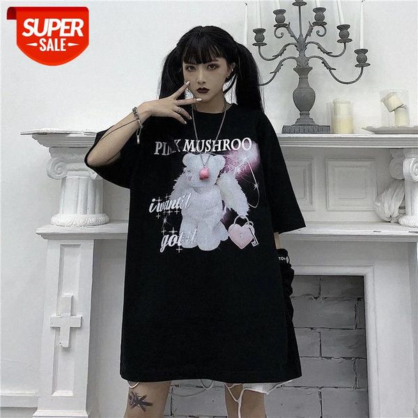 

harajuku graphic tee cartoon t shirt cute black shirts for women short sleeve tshirt korean style plus size summer #ri1o, White