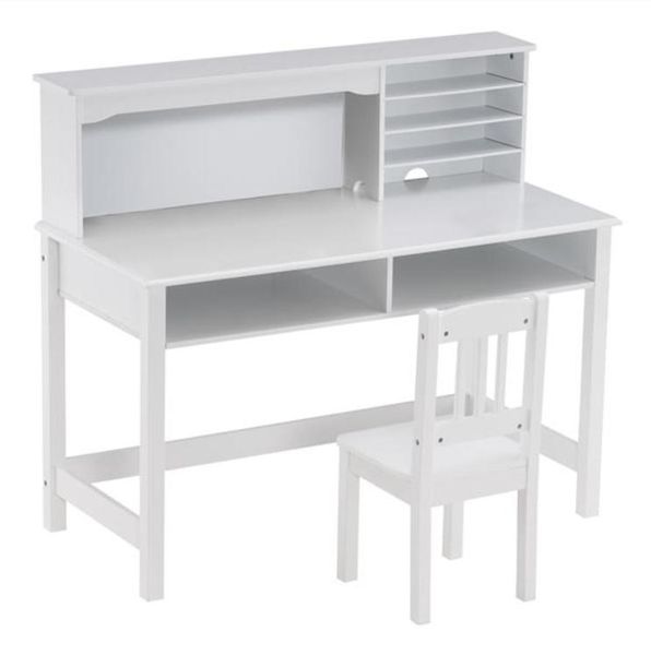 

2022 dining room furniture painted student table and chair set a white 5-layer deskmultifunctional (110*60*66cm)