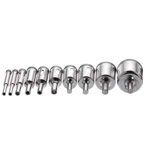 

professional drill bits 10pcs diamond hole saw set bit cutter tile glass marble ceramic mode:6-30mm