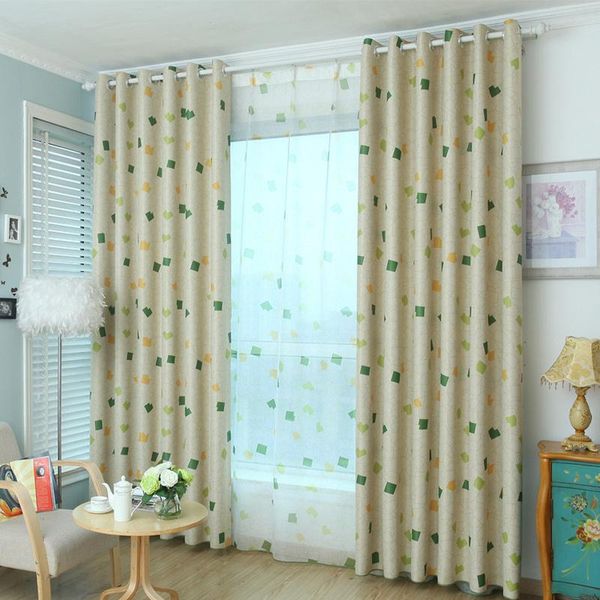 

curtain & drapes geometric printed blackout curtains for bedroom living room windows modern kitchen treatment blinds