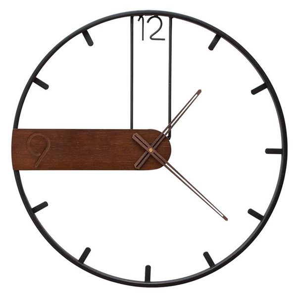 

creative wall clock,simple iron diy wall clock for home,living room &bedroom decoration