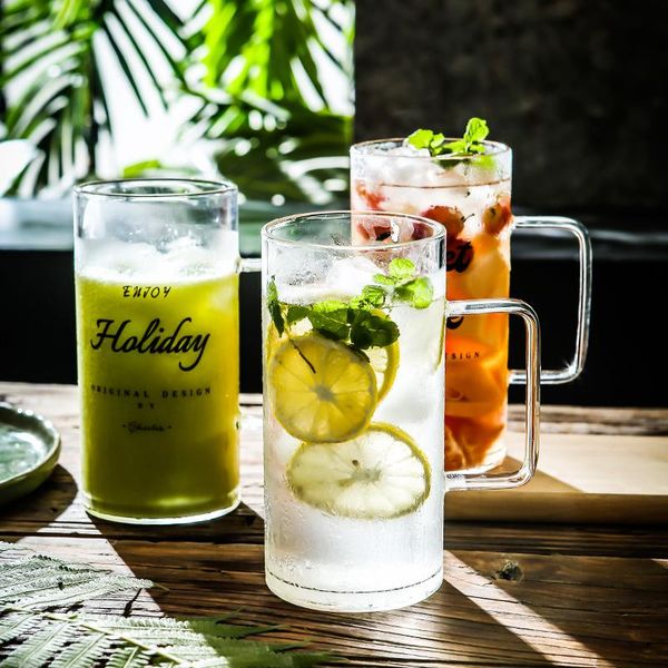 wine glasses rhe 700ml heat-resistant double wall glass cup coffee set handmade beer mug tea whiskey cups drinkware