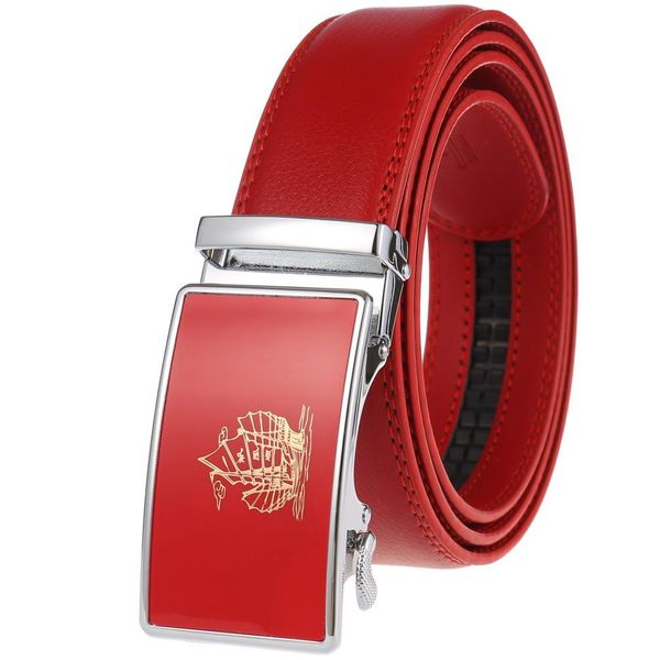

belts luy belts men's benmingnian two-layer business ly36-222756-1, Black;brown