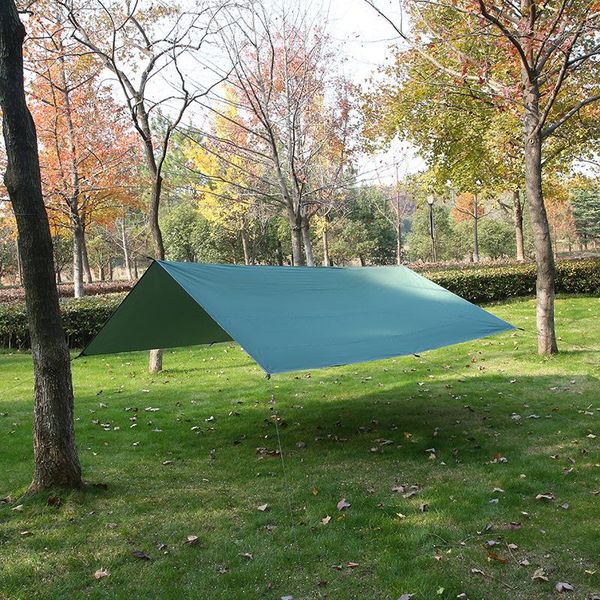 

tents and shelters 2021awning waterproof tarp tent shade ultralight garden canopy sunshade outdoor camping hammock rain beach sun shelte