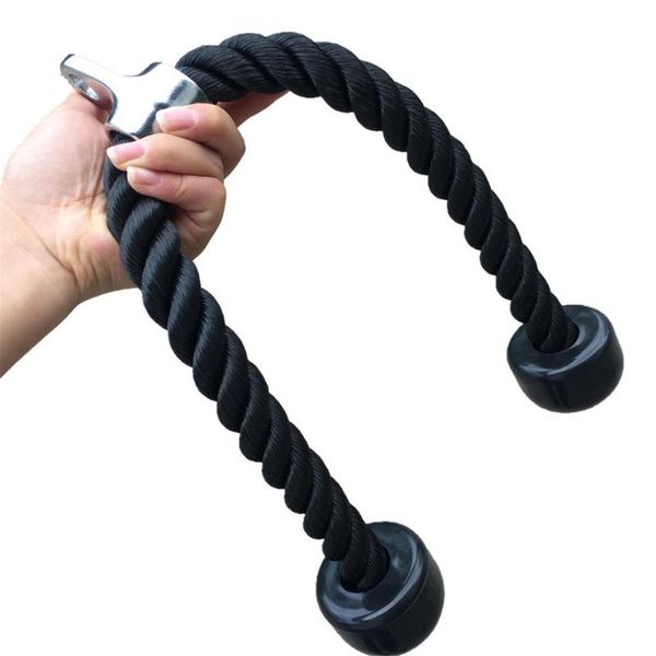 

accessories gym use fitness deluxe tricep rope pull down easy to grip & non slip for home exercise body equipmen