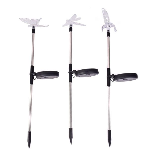 

solar lamps butterfly dragonfly power led light outdoor garden lawn lamp decor
