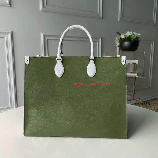 

m44571 onthego gm tote bag new selling original bags shopping bag trendy womens bag green handbag old shoulder bags purse