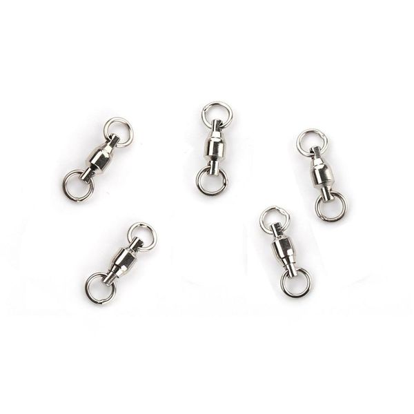 

high quanlity ball bearing swivels with split ring 0#~8# ball bearing stainless steel fishing rolling jlloxx warmslove