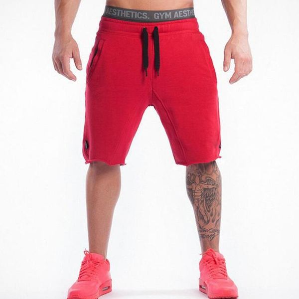 

2021 new summer shorts men fitness five men's casual fashion korean cotton health, White;black