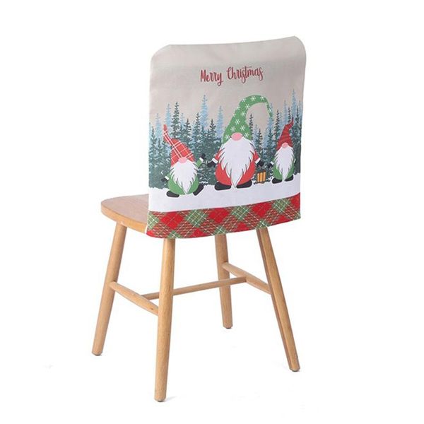 

chair covers christmas santa claus back table party decor year