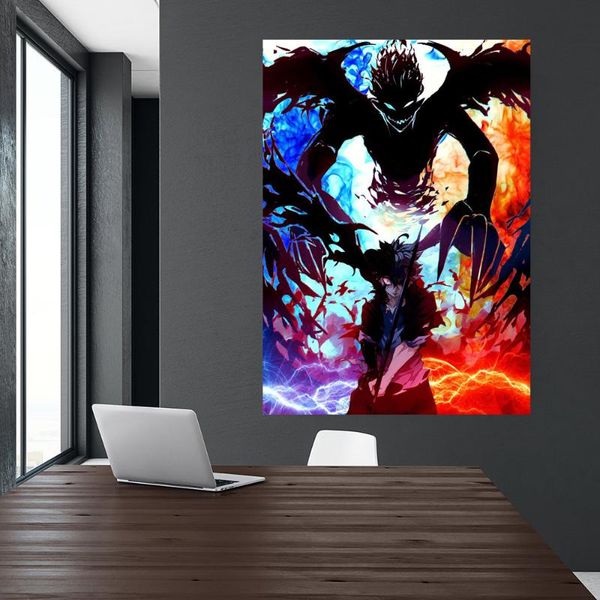 

paintings black clover japan animation pictures canvas painting posters and prints decorative modern picture living room home decor