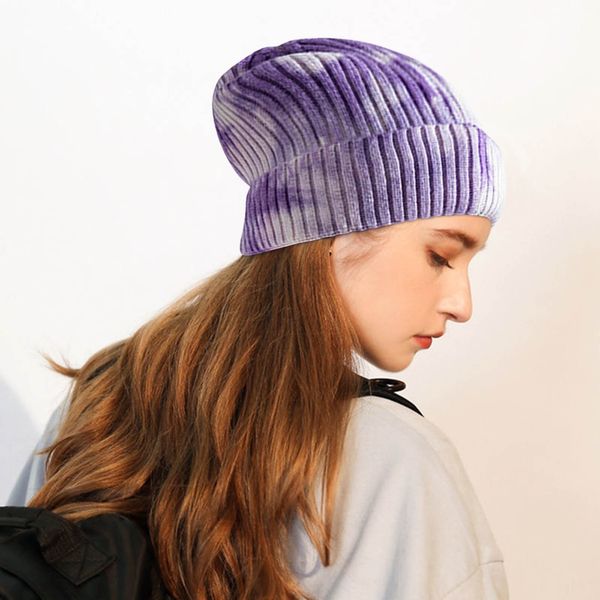 

women solid stitching with ball plush hats crochet knit cross beanie cap winter hat warm fashion outdooor, Gray