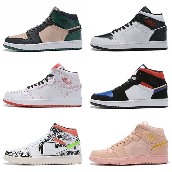 

new 1 high og bred toe banned game royal jumpman sneakers shoes men 1s 3 shattered backboard shadow multicolor sneakers