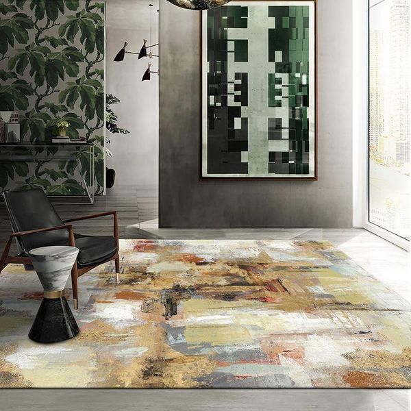 

carpets abstract art carpet living room home bedroom rug kids play soft mat floor non-slip livingroom modern nordic rugs