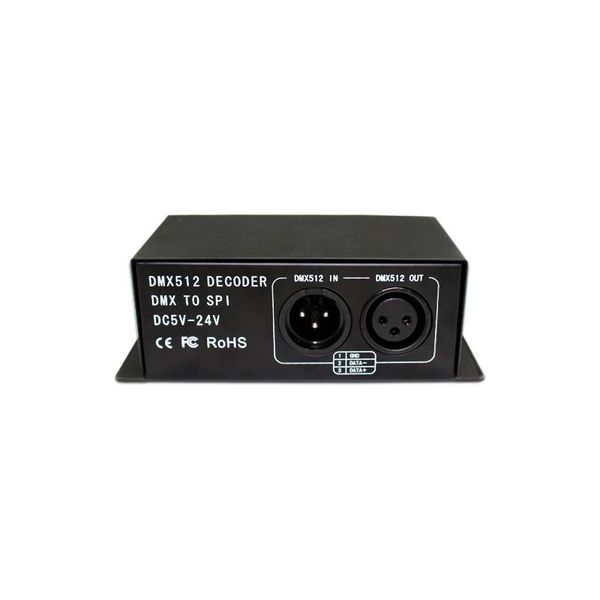 

dc5-24v dmx512 decoder rgb led digital controller for 2811/2812/1903/1809 led strip lights