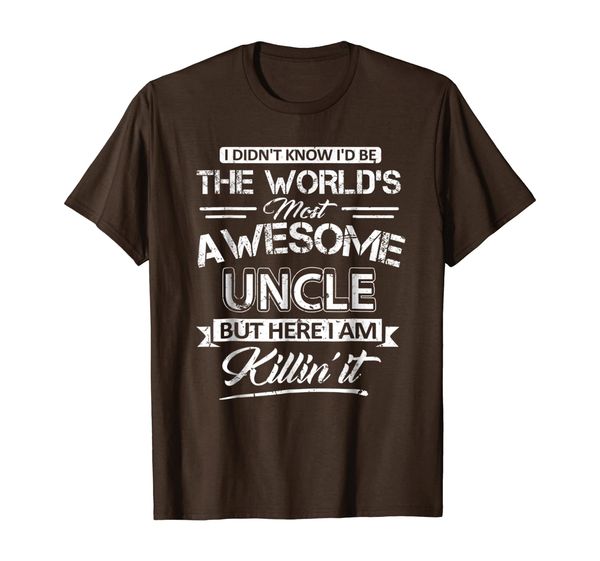 

World' Most Awesome Uncle Vintage T-Shirt,Funny Uncle Shirt, Mainly pictures