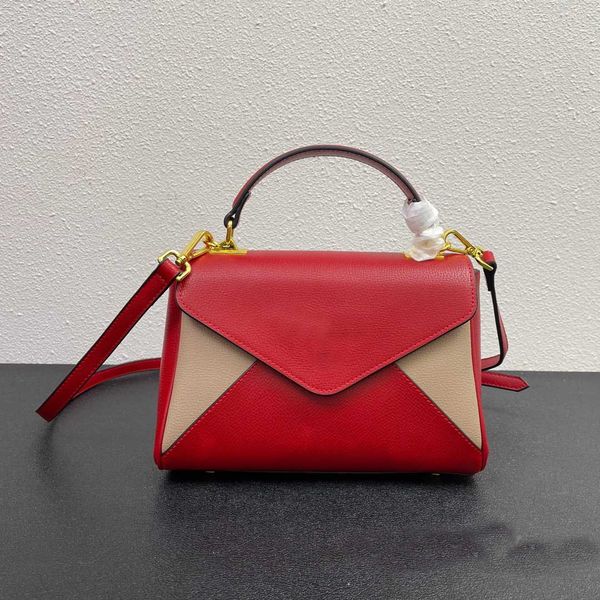 

fashion women head bag famous brand designer color matching retro palm print leather exquisite handbag002