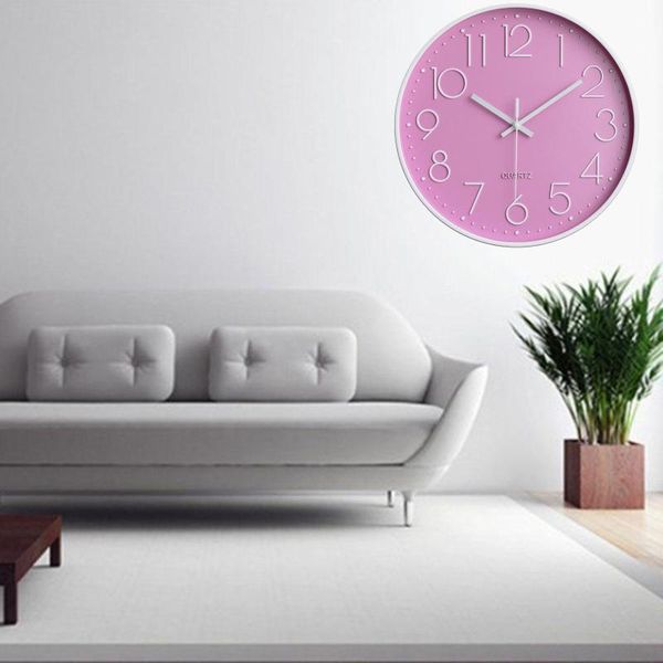 

wall clocks smart silent clock battery for home living room kitchen patio decor